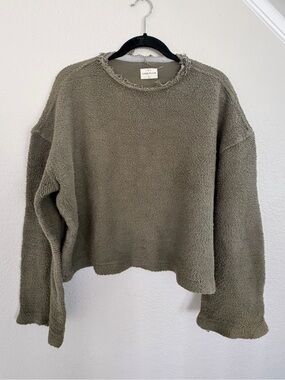 Simon Miller Cropped Boucle Sweater